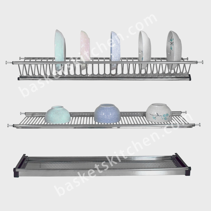 Stainless Steel Metal Wire Kitchen Cabinets Basket - A Perfect Storage Solution for Your Kitchen