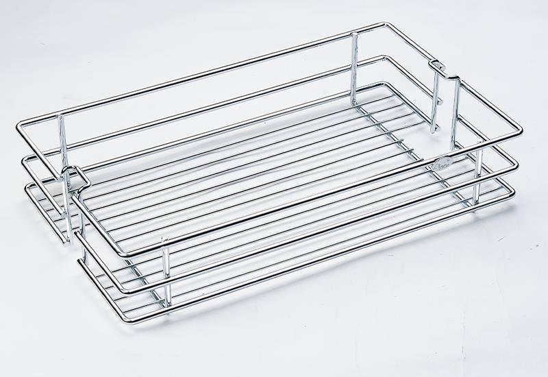 The countertop wall cabinet of the cabinet pull out basket