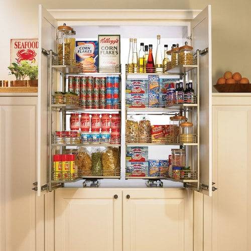 Ultimate Kitchen Organization with Pull Out Storage Wire Baskets Set 