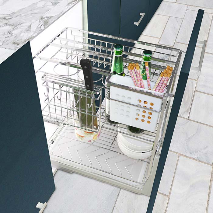 Explore the Latest Modern Pull Out Storage Basket Trends for Kitchen Cabinet Organization