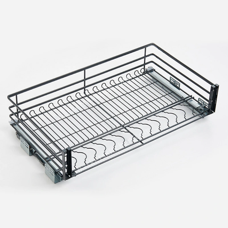 Pull out wire baskets with soft close - under mount runners