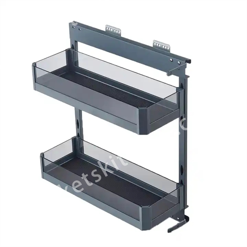 2 Layers Storage Side Pull Out Basket&Kitchen Cabinet Fitting