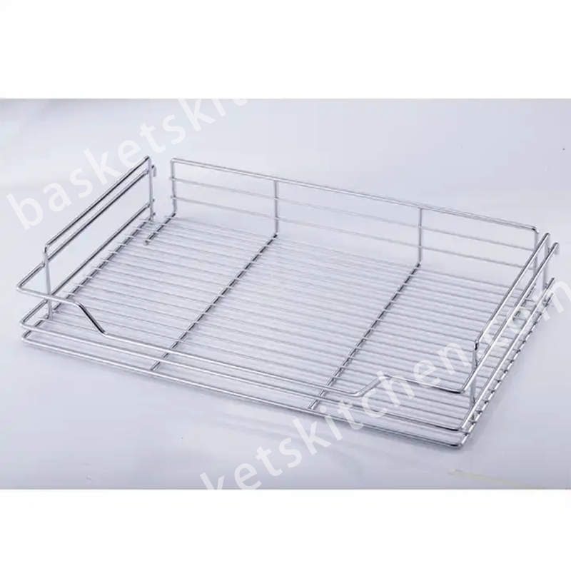 6 layers Pantry Unit with Four Side Basket Round Wire